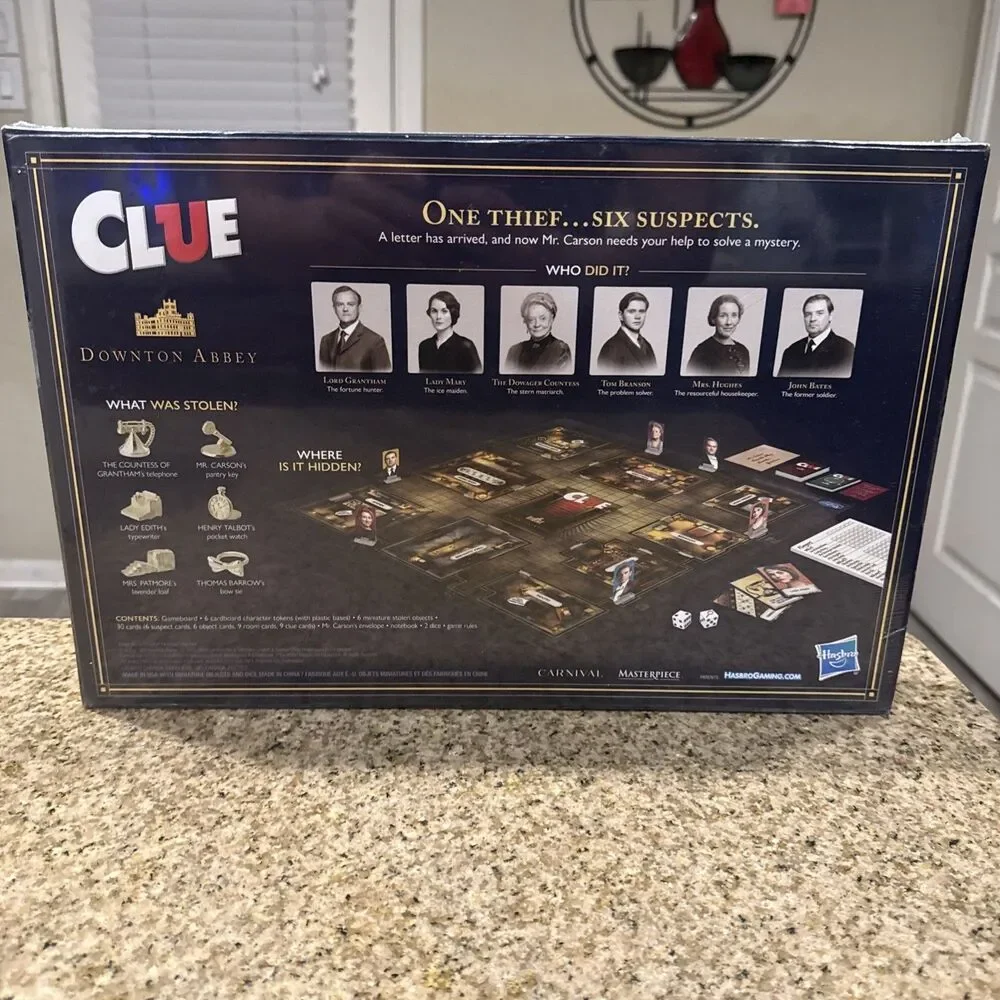 Hasbro Downton Abbey Clue Board Game - NEW SEALED